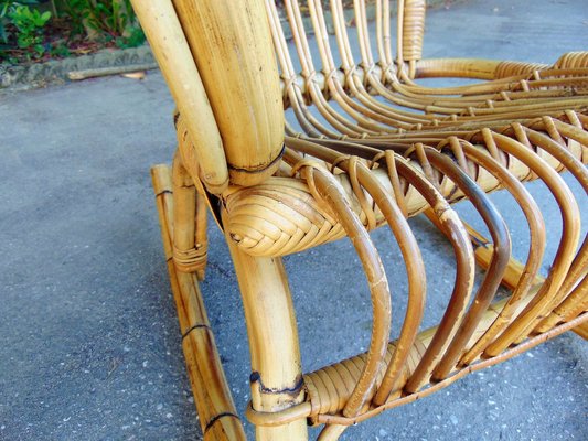 Rocking Chair in Bamboo, Set of 2-GZF-1338299