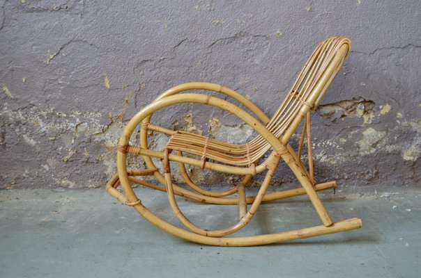 Rocking Chair in Rattan-AIU-1317907