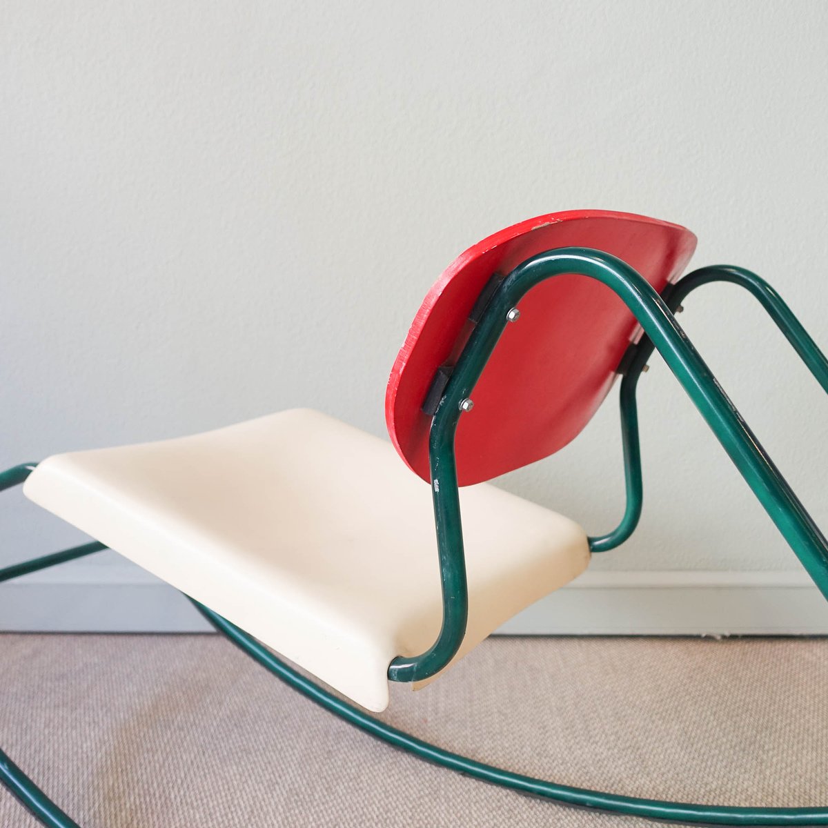 Rocking Chair in the Style of Dirk Van Sliedrecht, 1960s