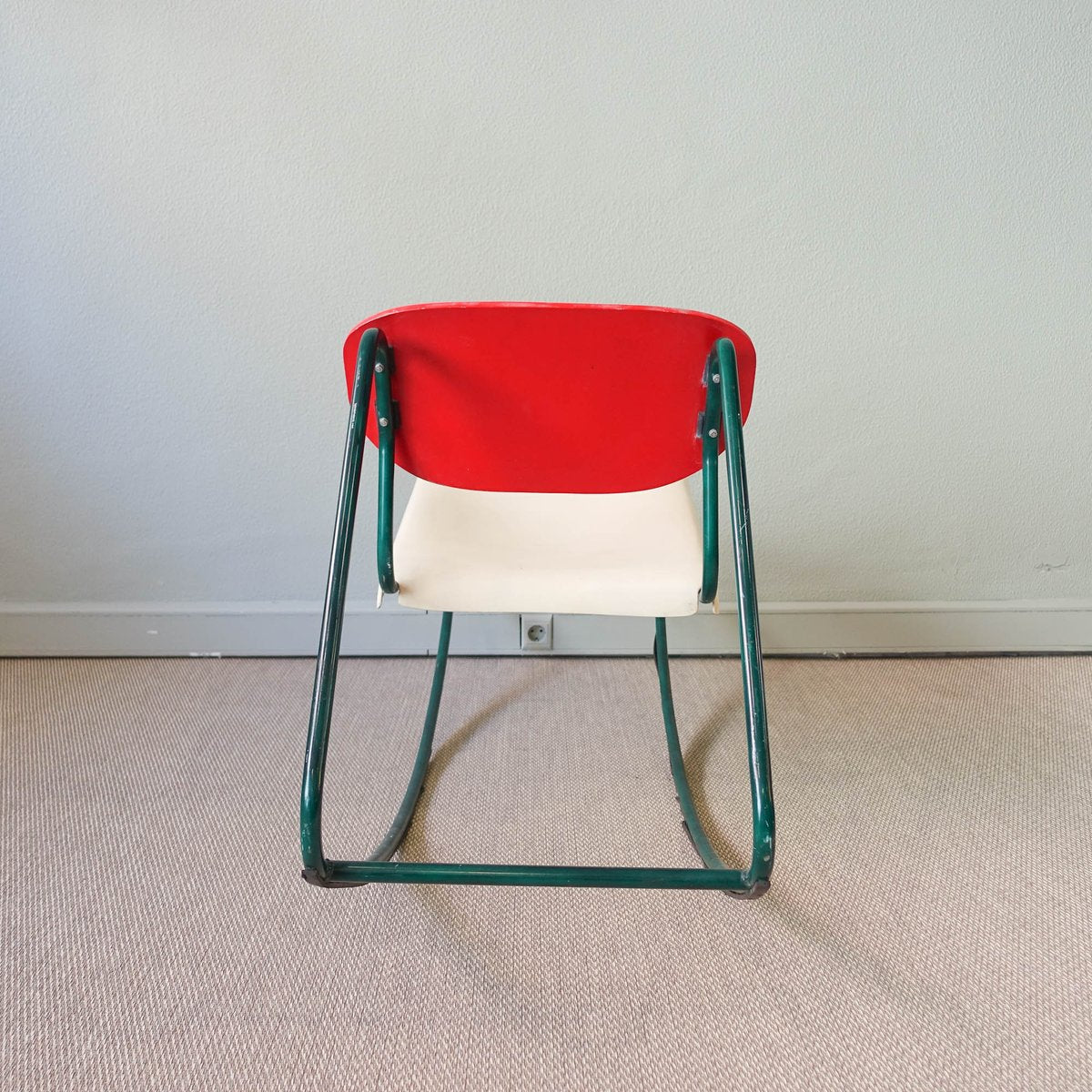 Rocking Chair in the Style of Dirk Van Sliedrecht, 1960s