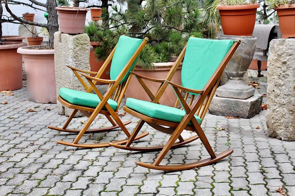 Rocking Chairs by Frank Reenskaug, Denmark, 1960s, Set of 2-NB-982669