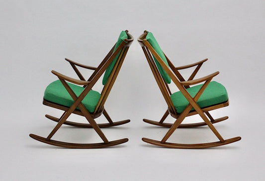 Rocking Chairs by Frank Reenskaug, Denmark, 1960s, Set of 2