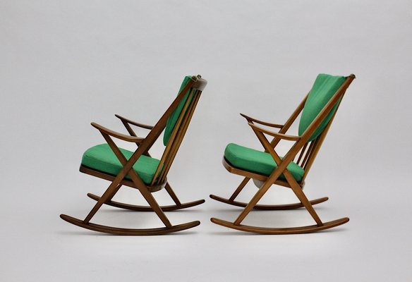 Rocking Chairs by Frank Reenskaug, Denmark, 1960s, Set of 2-NB-982669