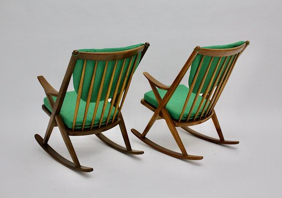 Rocking Chairs by Frank Reenskaug, Denmark, 1960s, Set of 2-NB-982669