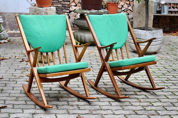 Rocking Chairs by Frank Reenskaug, Denmark, 1960s, Set of 2-NB-982669