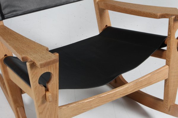 Rocking Lounge Chair attributed to Hans J. Wegner for Getama, 1970s-HJB-1819620