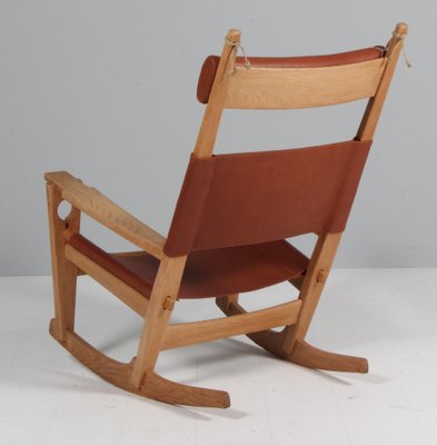 Rocking Lounge Chair attributed to Hans J. Wegner for Getama, 1970s-HJB-1819619