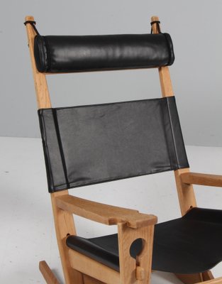 Rocking Lounge Chair attributed to Hans J. Wegner for Getama, 1970s-HJB-1819620