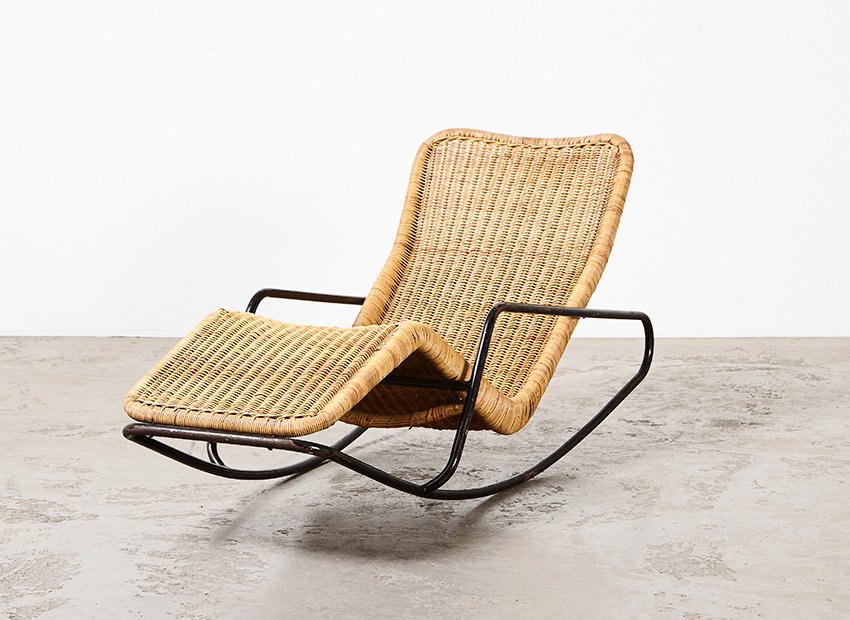 Rocking Lounger 567 by Dirk Van Sliedregt for Gebroeders Jonkers, 1954