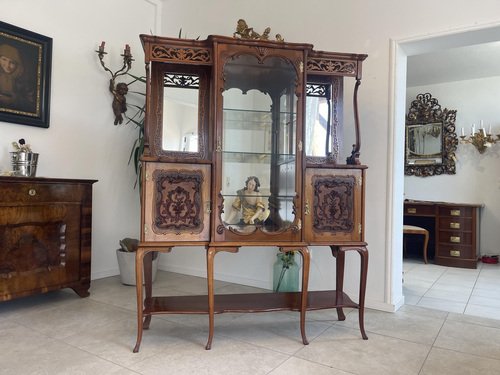 Rococo Filigree Display Cabinet