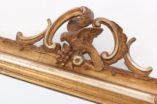 Rococo Gilt Mirror, Sweden, 1860s-VAP-1705608