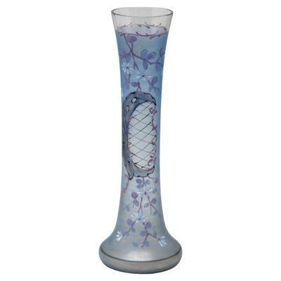 Rococo Handmade and Hand Painted Flower Spray Vase, France 1880s, 1885-MJY-1428348