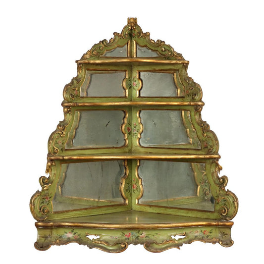 Rococo Hanging Corner Cabinet