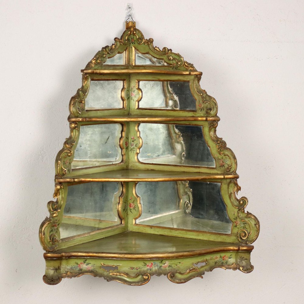 Rococo Hanging Corner Cabinet