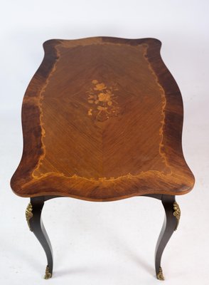 Rococo Rosewood Marquetry Coffee Table, 1930s-UY-1427412