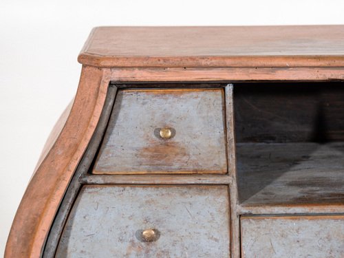 Rococo Secretaire in Original Paint and Hardware, 1710