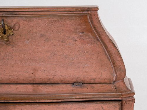 Rococo Secretaire in Original Paint and Hardware, 1710