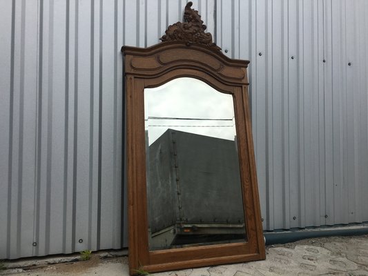 Rococo Style Carved Oak Mirror, 1920s-WQQ-695001