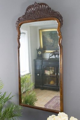 Rococo Style Carved Wooden Mirror, 1930s-KEG-711658