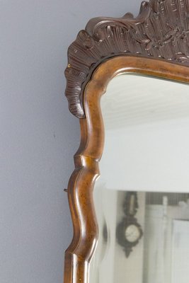 Rococo Style Carved Wooden Mirror, 1930s-KEG-711658