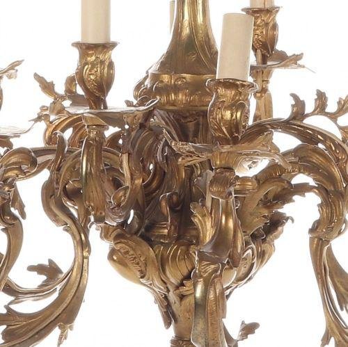 Rococo Style Chandelier, 19th Century