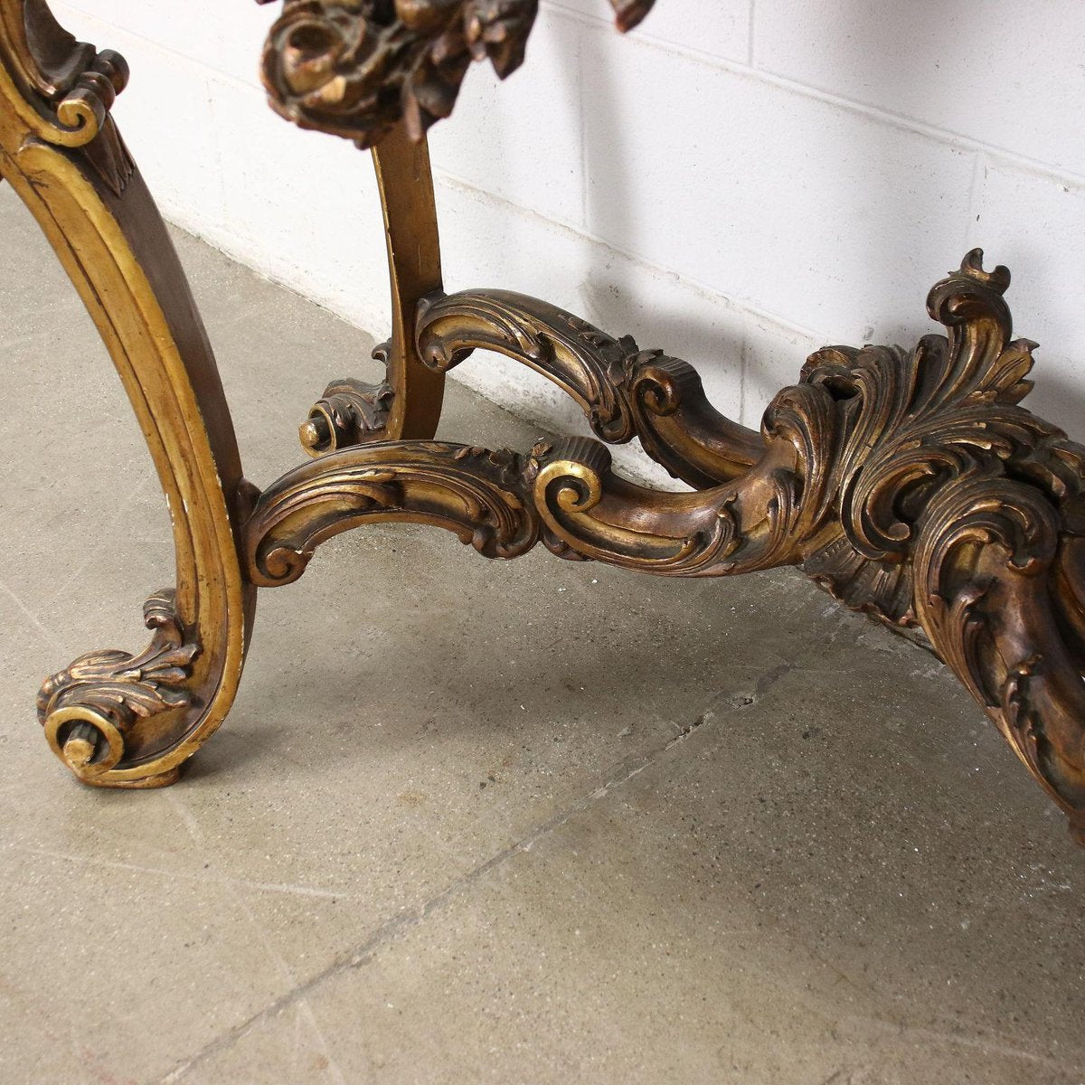 Rococo Style Console with Mirror