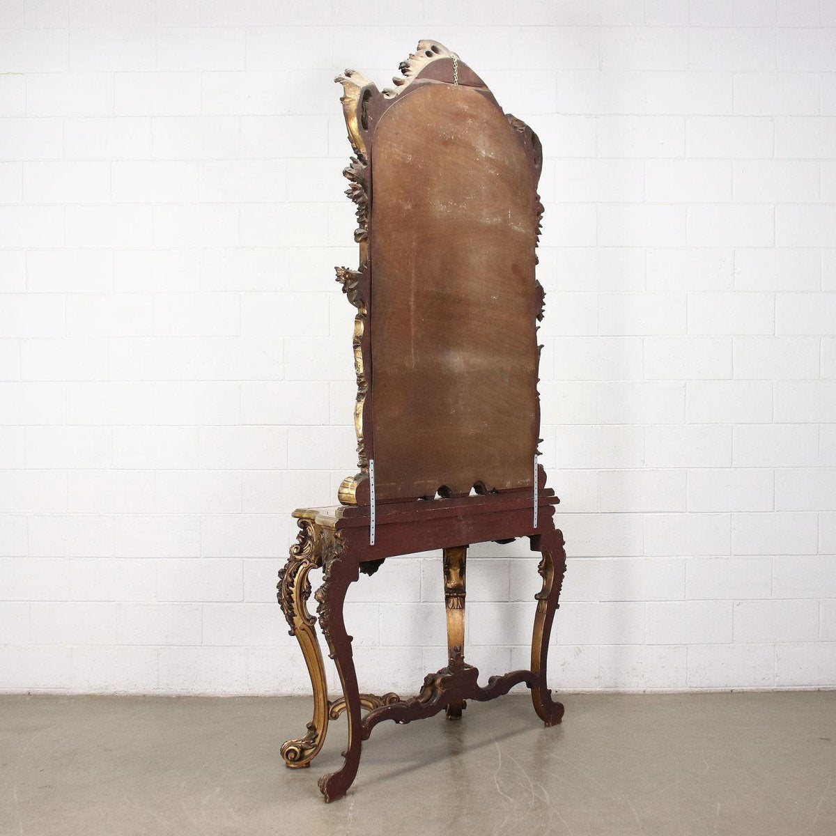 Rococo Style Console with Mirror