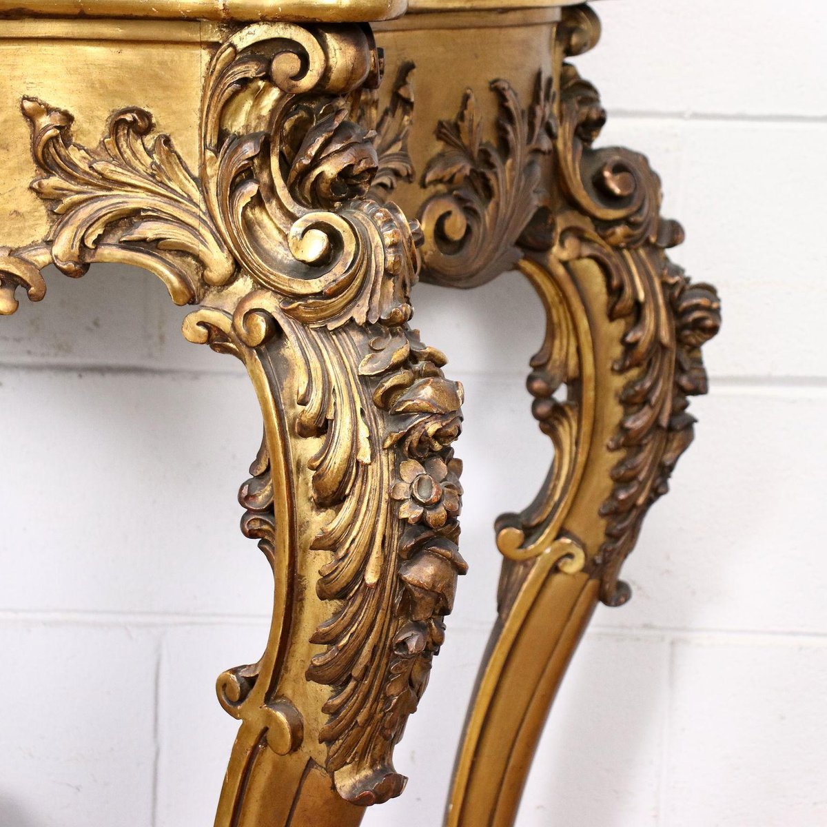 Rococo Style Console with Mirror