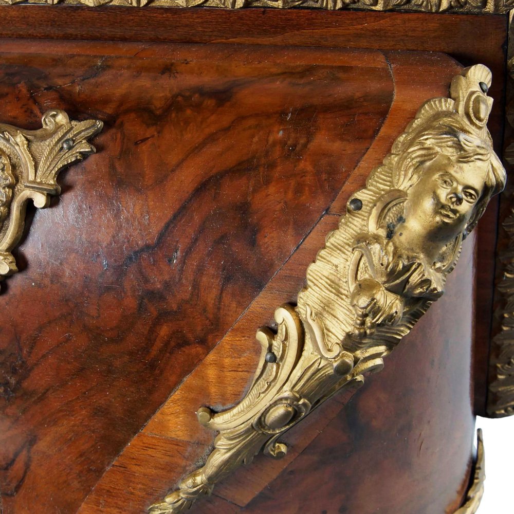 Rococo Style Wall Clock with Console, 1800s