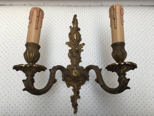 Rococo Style Wall Sconce, 1950s-WQQ-666017