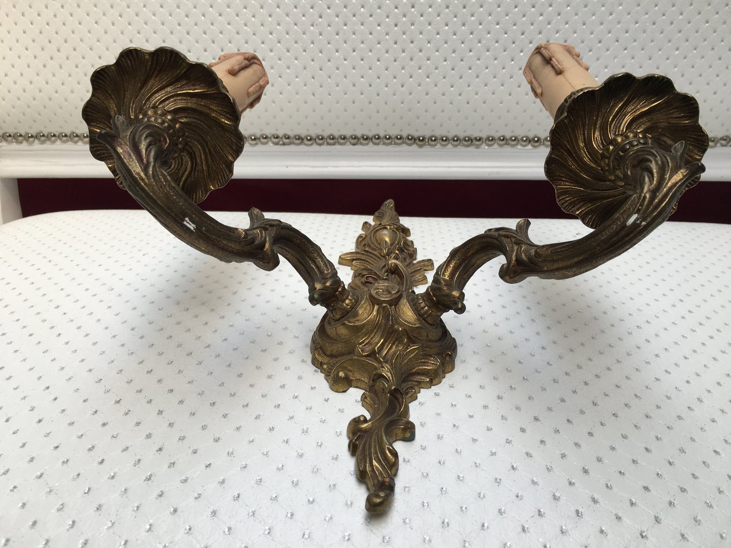 Rococo Style Wall Sconce, 1950s