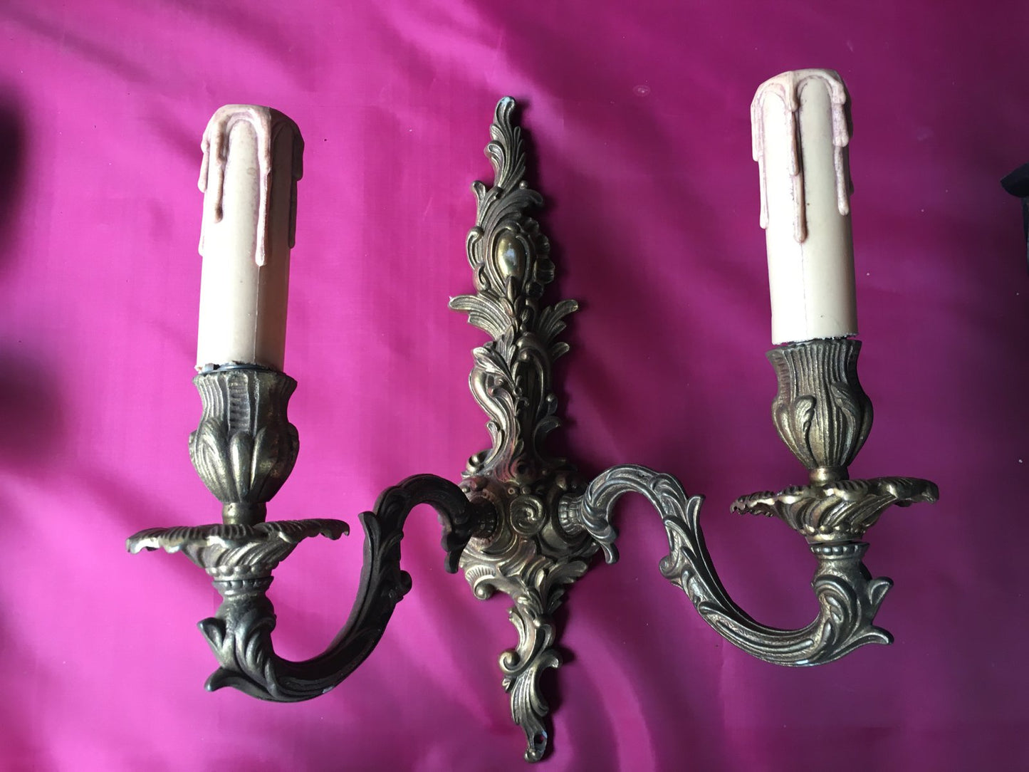 Rococo Style Wall Sconce, 1950s