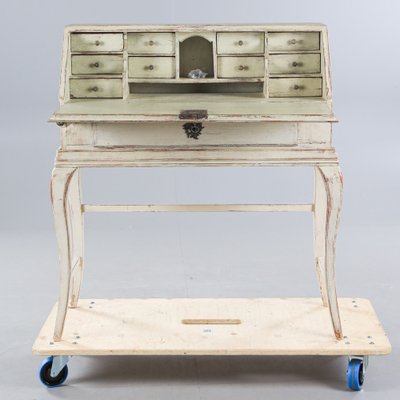 Rococo Swedish Folding Secretary, 1890s-VAP-1735943