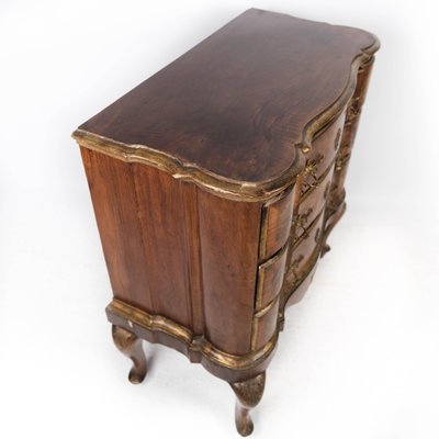 Rococo Walnut Chest of Drawers, 1780s-UY-1000689