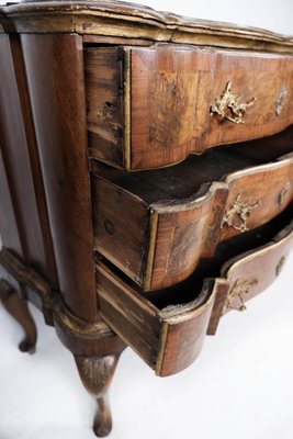 Rococo Walnut Chest of Drawers, 1780s-UY-1000689