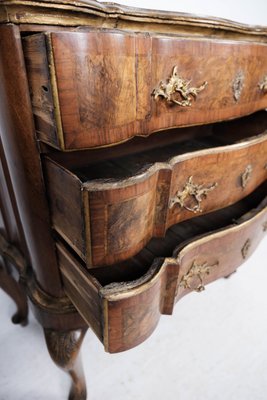 Rococo Walnut Chest of Drawers, 1780s-UY-1000689