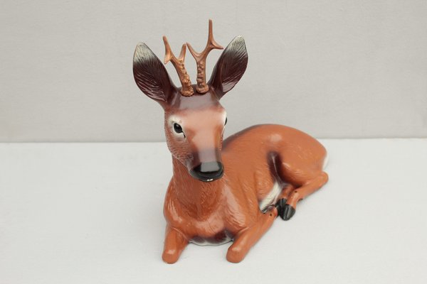 Roebuck in Ceramic by Heissner, 1950s-DUM-1742646