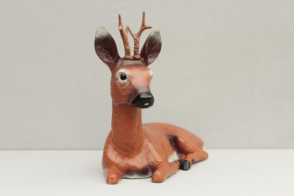 Roebuck in Ceramic by Heissner, 1950s-DUM-1742646