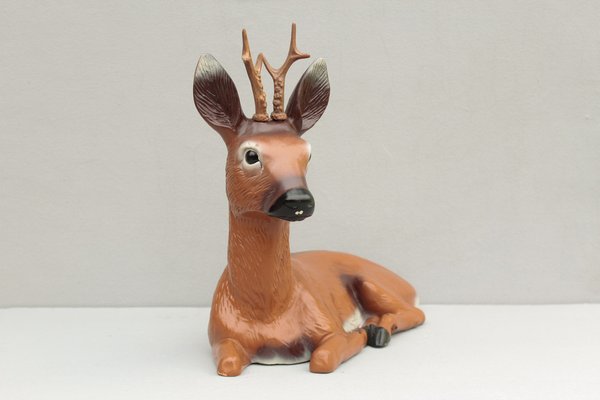 Roebuck in Ceramic by Heissner, 1950s-DUM-1742646