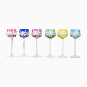 Roemers Florence Glasses in Crystal from Saint Louis, 20th Century, Set of 6-UQL-1285535