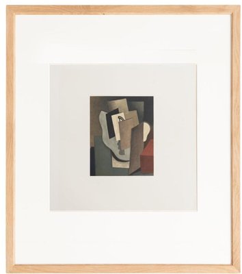 Roger de la Fresnaye, Visage, 1968, Lithograph, Framed-WM-1377915