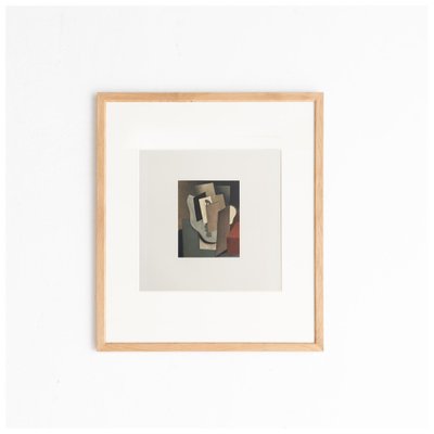 Roger de la Fresnaye, Visage, 1968, Lithograph, Framed-WM-1377915