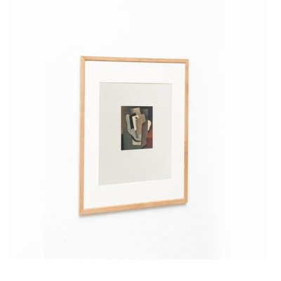 Roger de la Fresnaye, Visage, 1968, Lithograph, Framed-WM-1377915