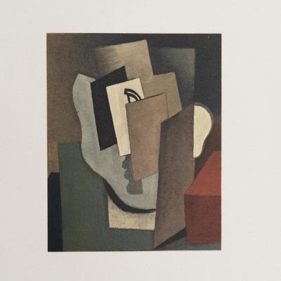 Roger de la Fresnaye, Visage, 1968, Lithograph, Framed-WM-1377915