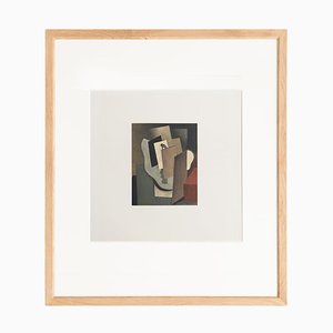 Roger de la Fresnaye, Visage, 1968, Lithograph, Framed-WM-1377915