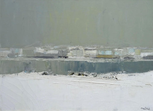 Roger Mühl, Paris, Banks of the Seine, 1961, Oil on Canvas