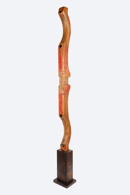 Rolf Hans, Large Totem VIII, 1992, Wooden Sculpture, Poetry of Things-QFT-985271