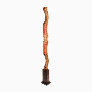 Rolf Hans, Large Totem VIII, 1992, Wooden Sculpture, Poetry of Things-QFT-985271