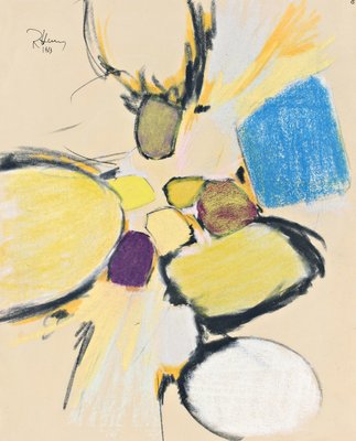 Rolf Hans, Pastel, 1966, Signed, Dated and Framed-QFT-795214