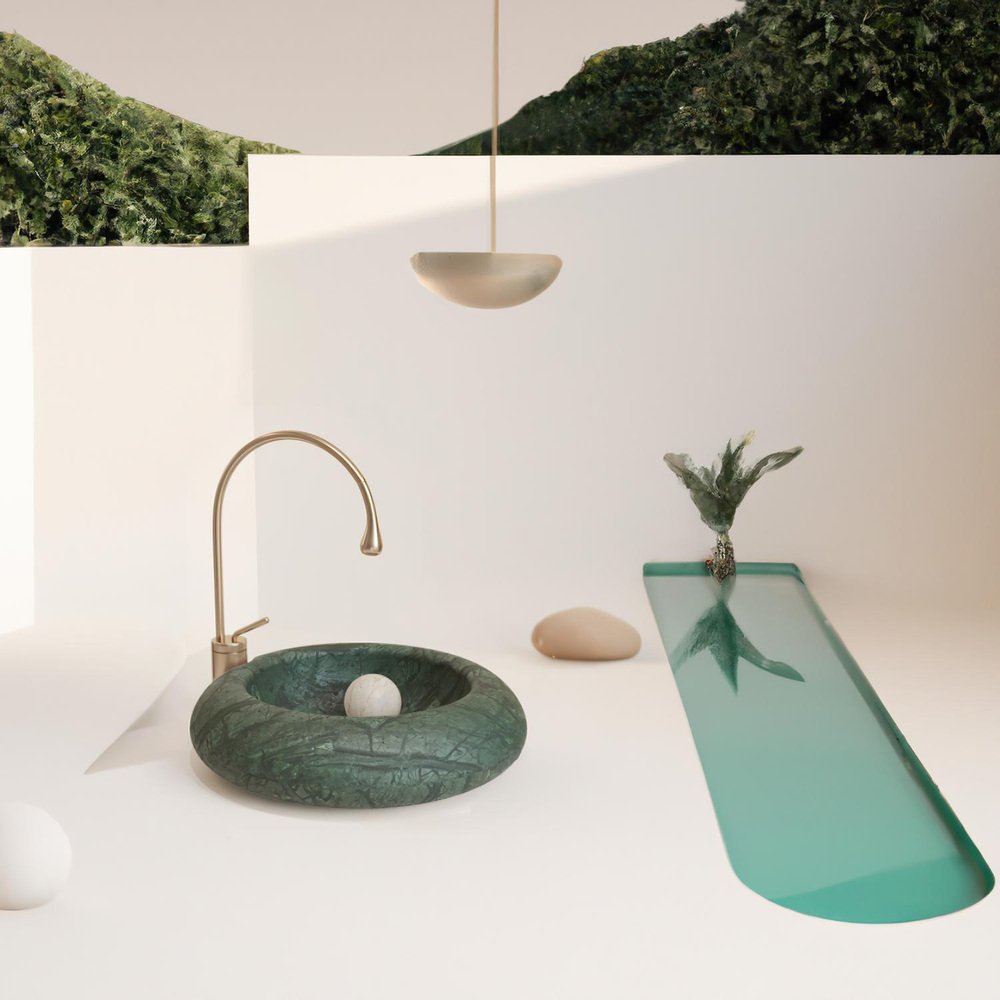 Roll Ball Sink by Marmi Serafini